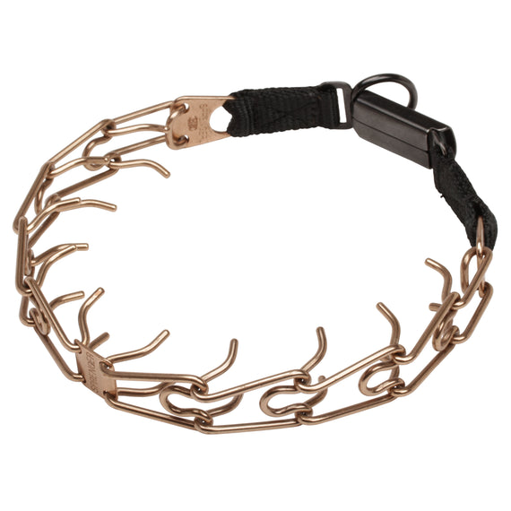 Herm Sprenger Click Lock Buckle Pinch Collar Made of Curogan - 1/8 inch (3.2 mm)