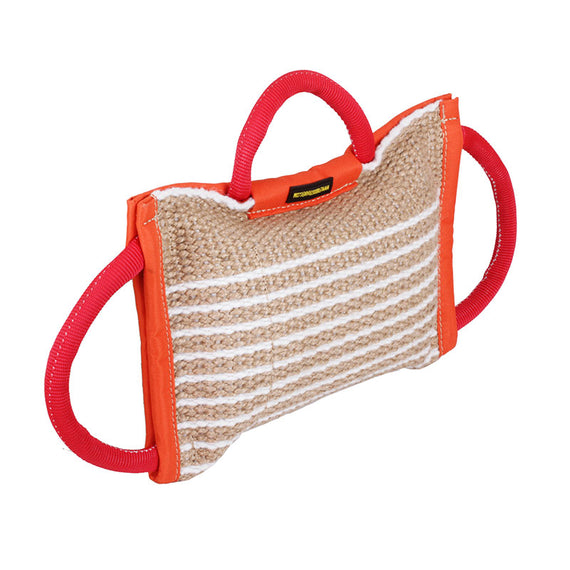 Jute Bite Pillow Duly Stitched - DogSports4u