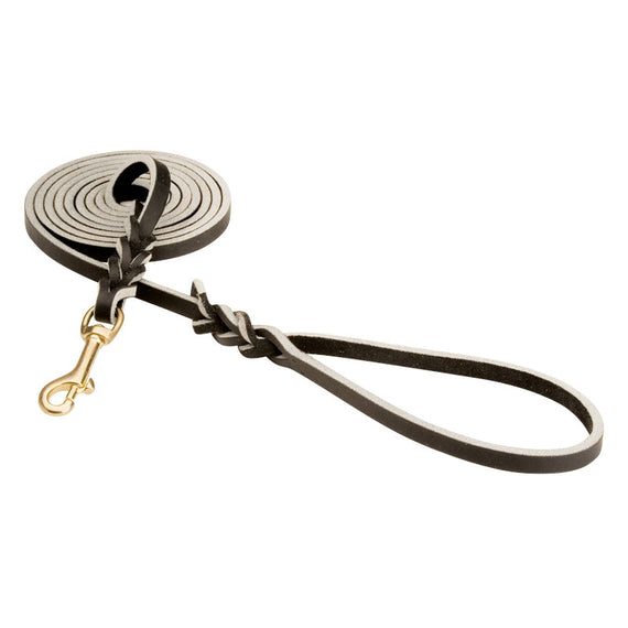 Soft Show Leather Leash - DogSports4u
