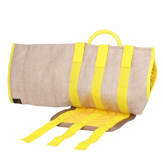 Dog Bite Sleeve Protection Jute Cover with Patch - DogSports4u