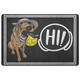Cool dog doormat