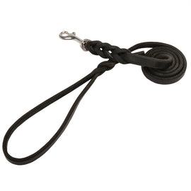 Leather Dog Lead with Stainless Steel Hardware - DogSports4u