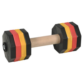 Wooden Dog Training Dumbbell with Removable Plastic Weight Plates 2000 g - DogSports4u