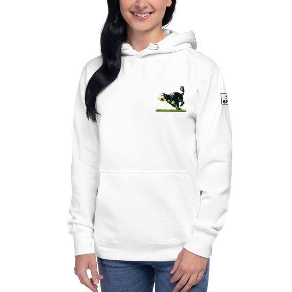 Doodle Unisex Hoodie - WHITE