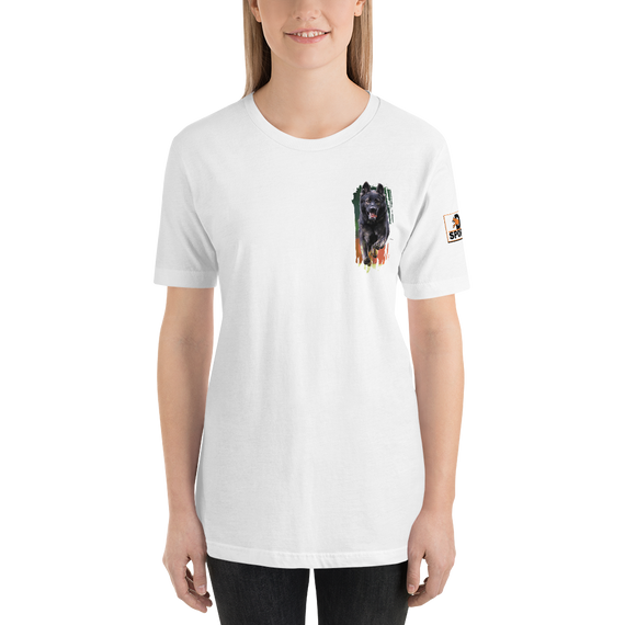 German Shepherd Unisex T-Shirt - White