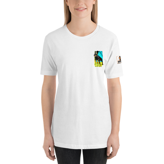 Doberman Unisex T-Shirt - WHITE